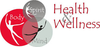 Stick Figures with body, spirit, mind. Health & Wellness.